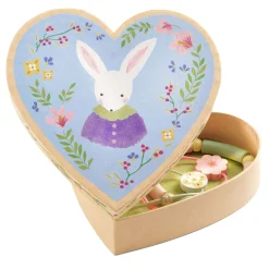 Djeco Hartvormige Doosje Konijn met 3 Armbanden