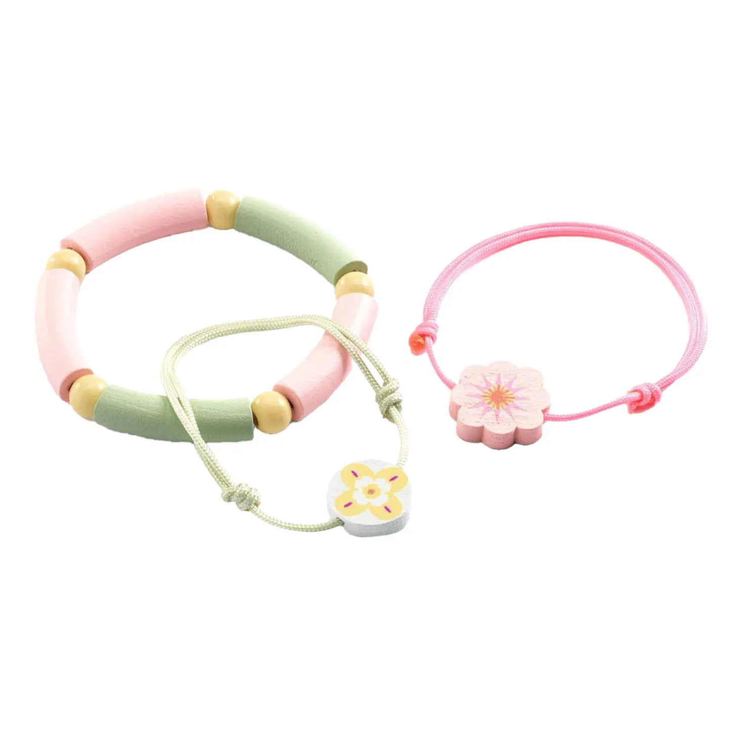 Djeco Hartvormige Doosje Konijn met 3 Armbanden