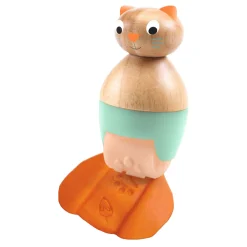 Djeco Houten Dierenrollers Klei - 3st.