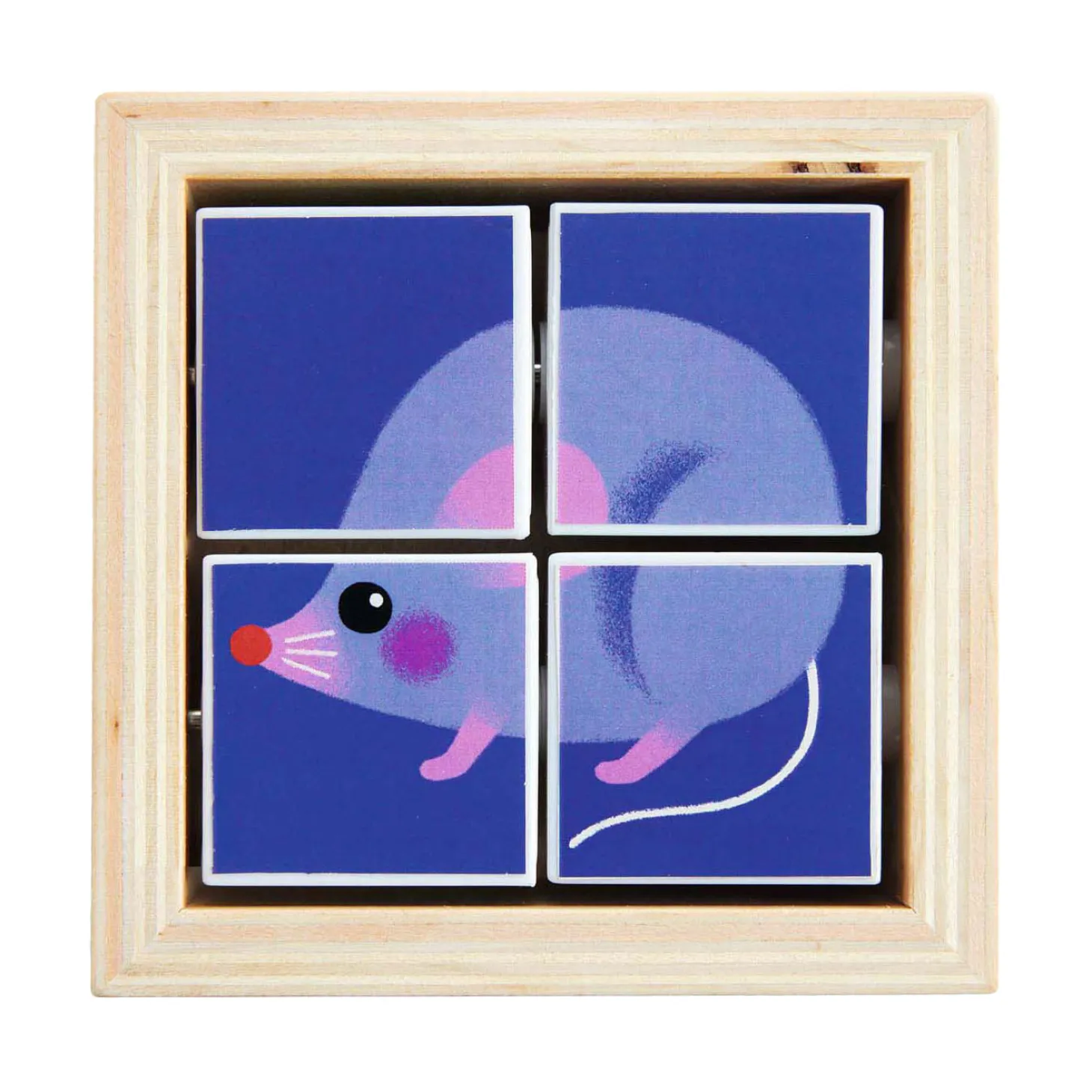 Djeco Houten Draaipuzzel - 4dlg.