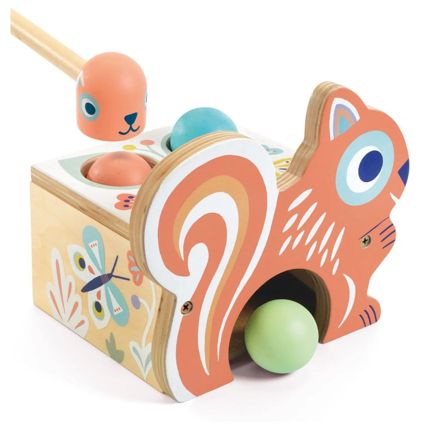 Djeco Houten Hamerbank Eekhoorn