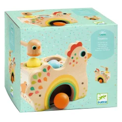 Djeco Houten Hamerspel met 3 Ballen