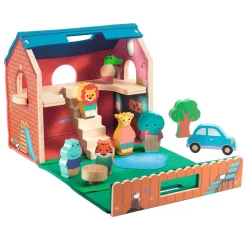Djeco Houten Huis met 7 Figuren