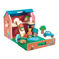 Djeco Houten Huis met 7 Figuren