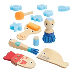 Djeco Houten Hulpstukken Schilderen - 13dlg.