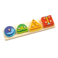 Djeco Houten Insteekpuzzel Vormen en Kleuren