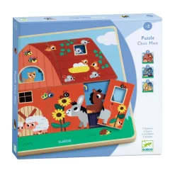 Djeco Houten Lagenpuzzel - 12dlg.