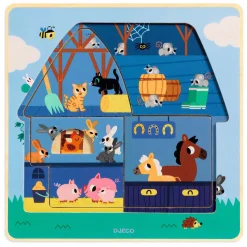 Djeco Houten Lagenpuzzel - 12dlg.