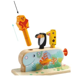 Djeco Houten Multi Pop Dieren