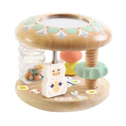 Djeco Houten Rammelaar Pastel