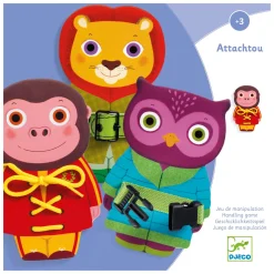 Djeco Houten Rijgpuzzel Dieren