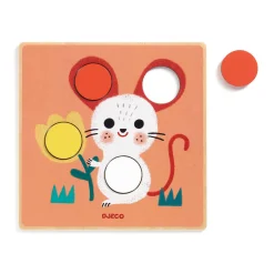 Djeco Houten Sorteerspel Vormen en Kleuren