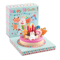 Djeco Houten Verjaardagstaart met Kaarsjes, 16dlg.