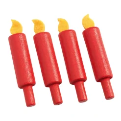 Djeco Houten Verjaardagstaart met Kaarsjes, 16dlg.