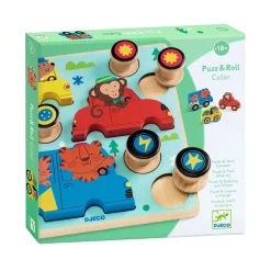 Djeco 2-in-1 Houten Puzzel Spel