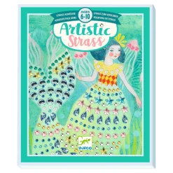 Djeco Kaarten versieren met Diamantjes - Zeemeermin