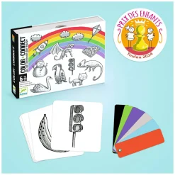 Djeco Kaartspel Color Connect - Tot 6 Spelers