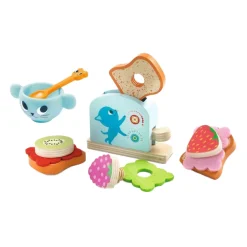 Djeco Kitten Ontbijt Houten Speeleten Set, 12dlg.
