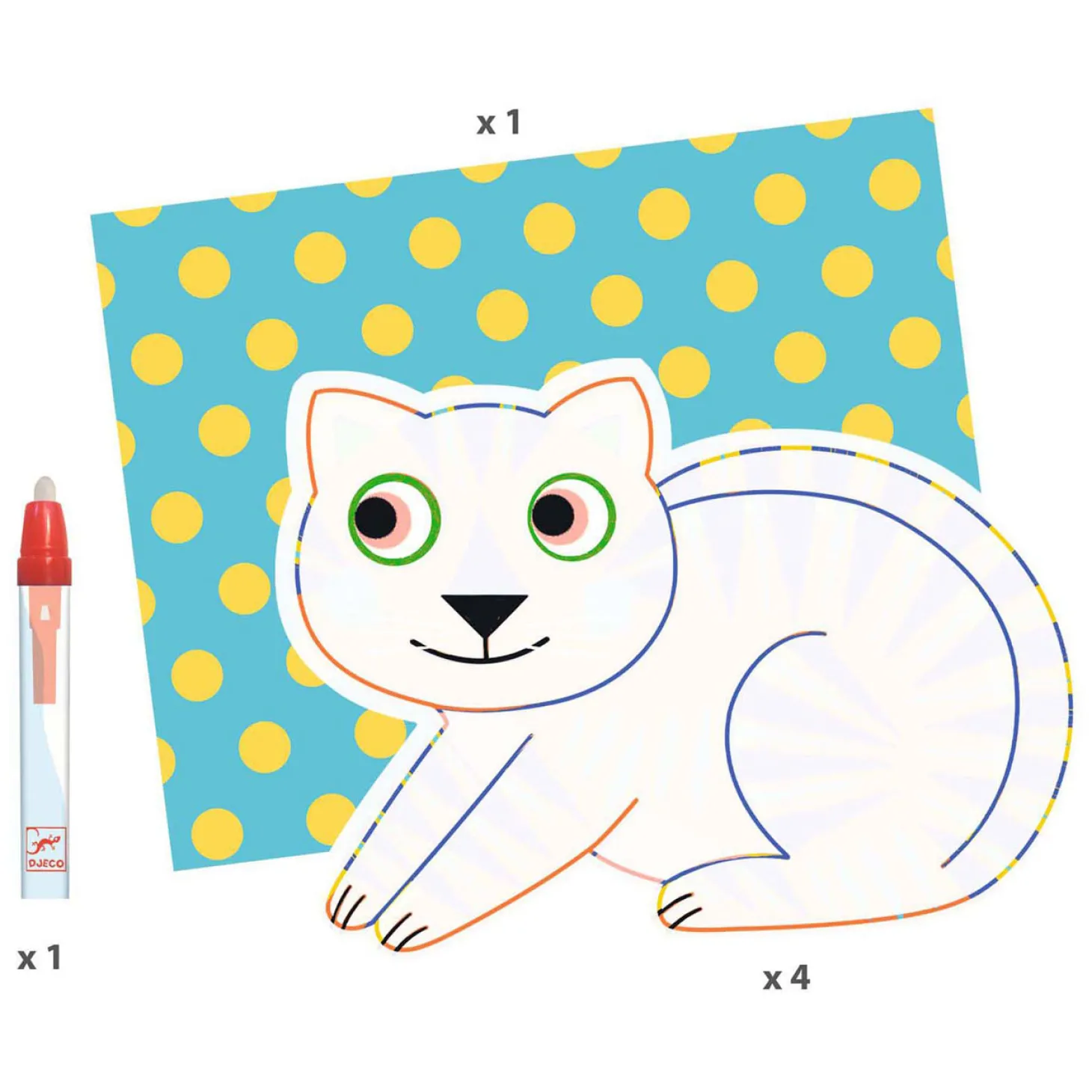 Djeco Kleuren met Waterpen