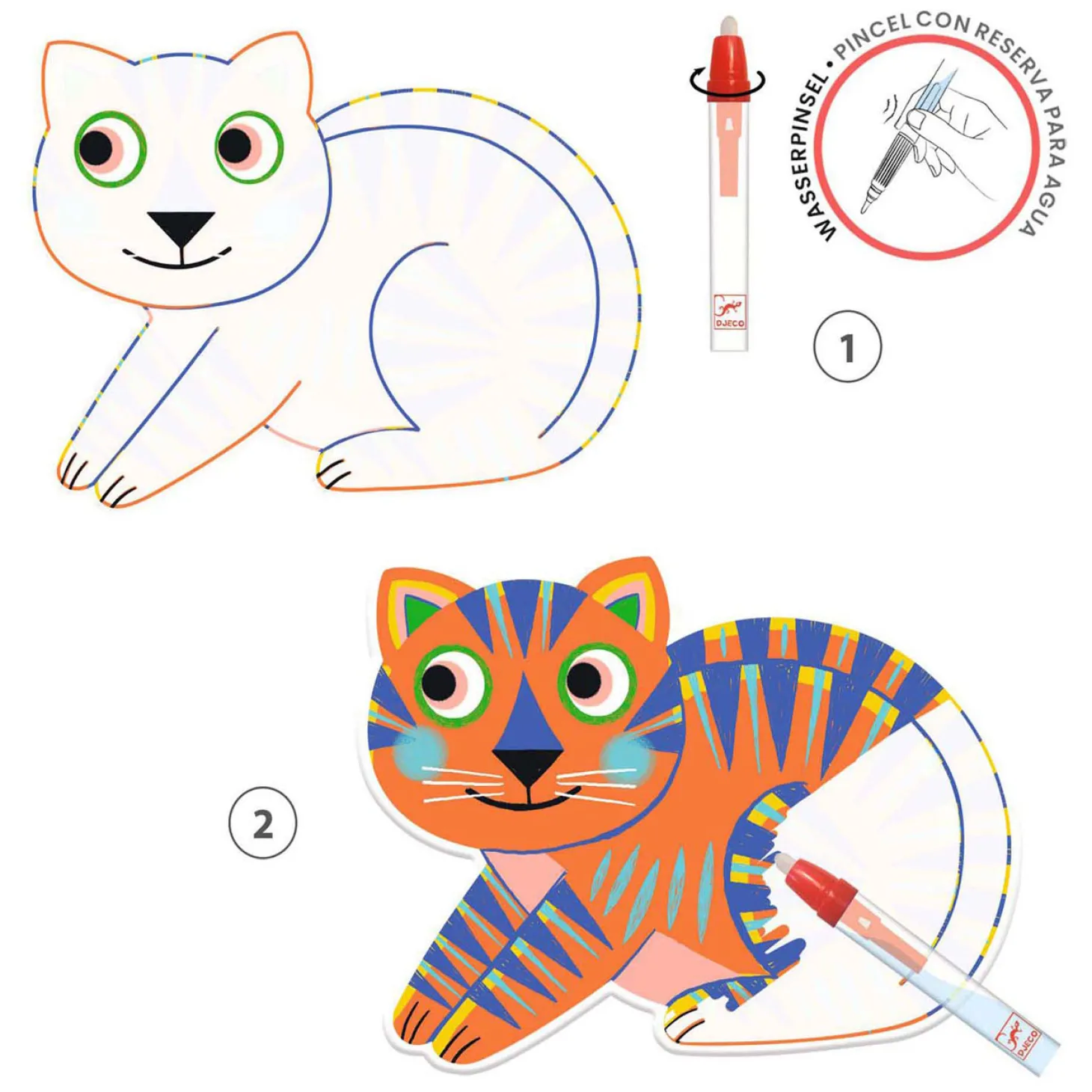 Djeco Kleuren met Waterpen