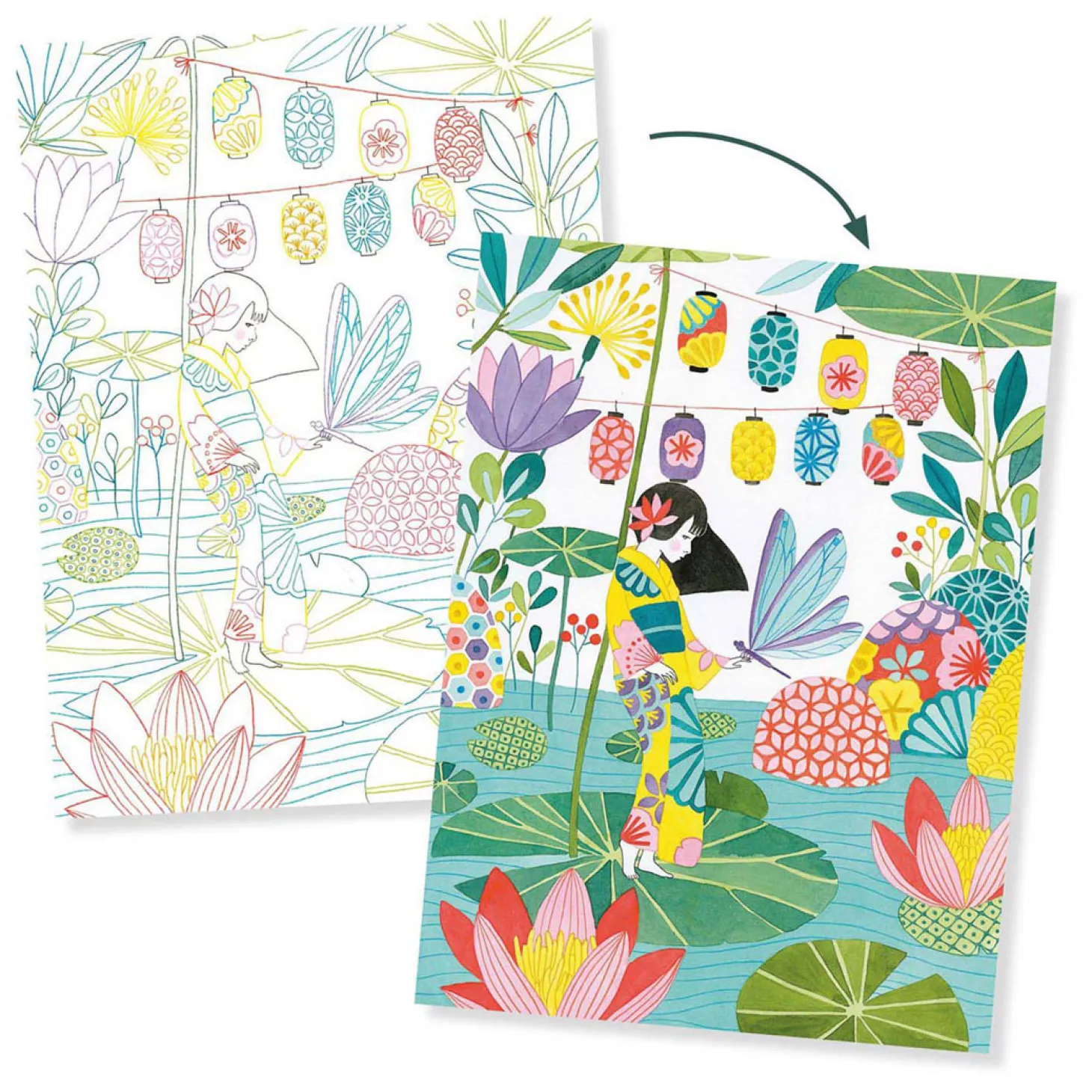 Djeco Kleurplaten Japan