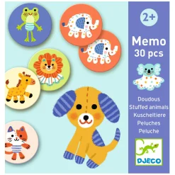 Djeco Knuffels Memospel, 30 Kaarten