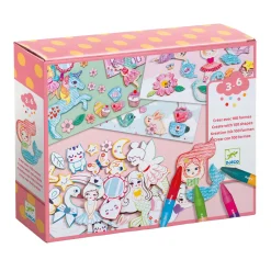 Djeco Knutseldoos met 100 Vormen