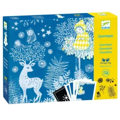 Djeco Knutselen Cyanotype Navulset - Nachtelijke Savanne