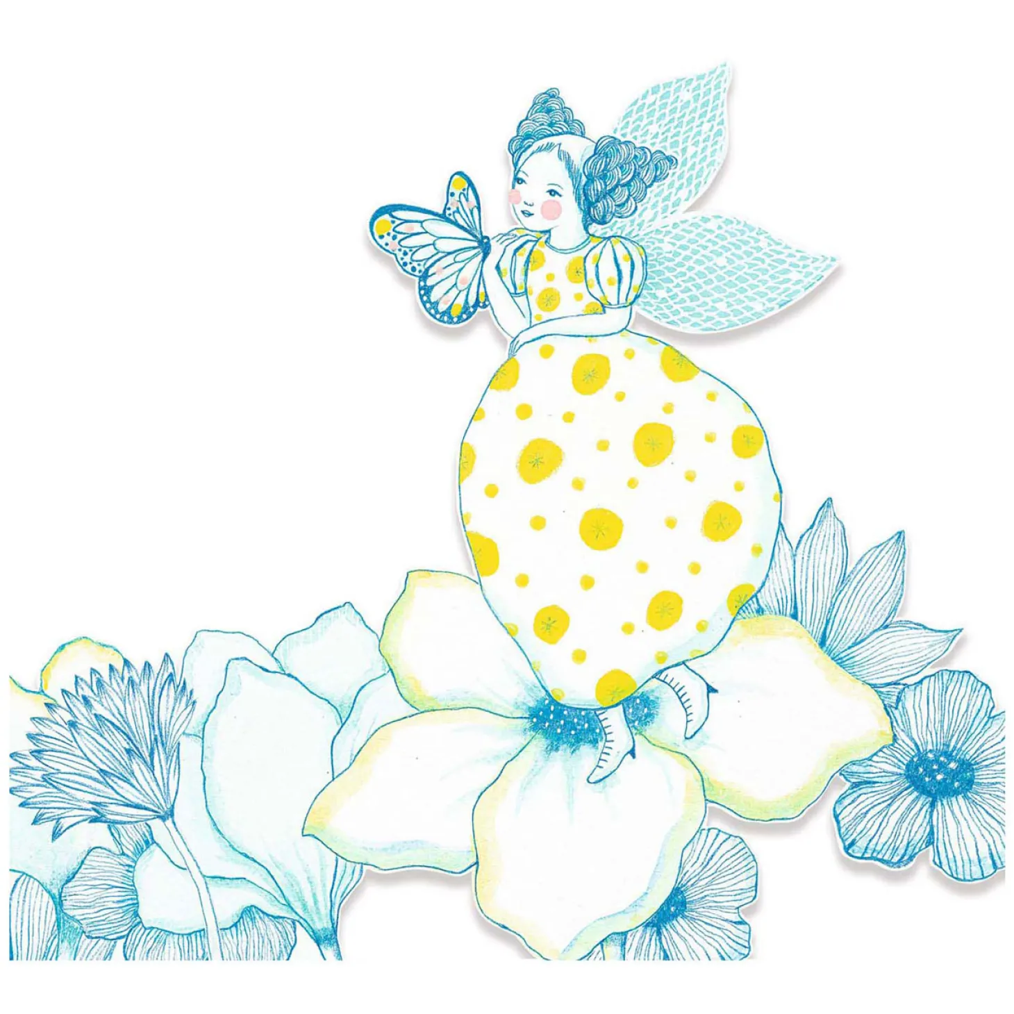 Djeco Knutselen Cyanotype Navulset - Nachtelijke Savanne