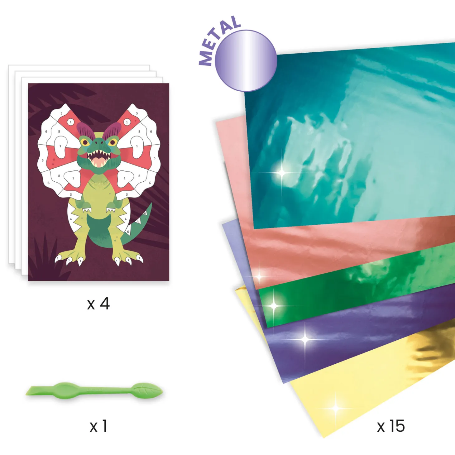Djeco Knutselen met Folie Dinosaurus