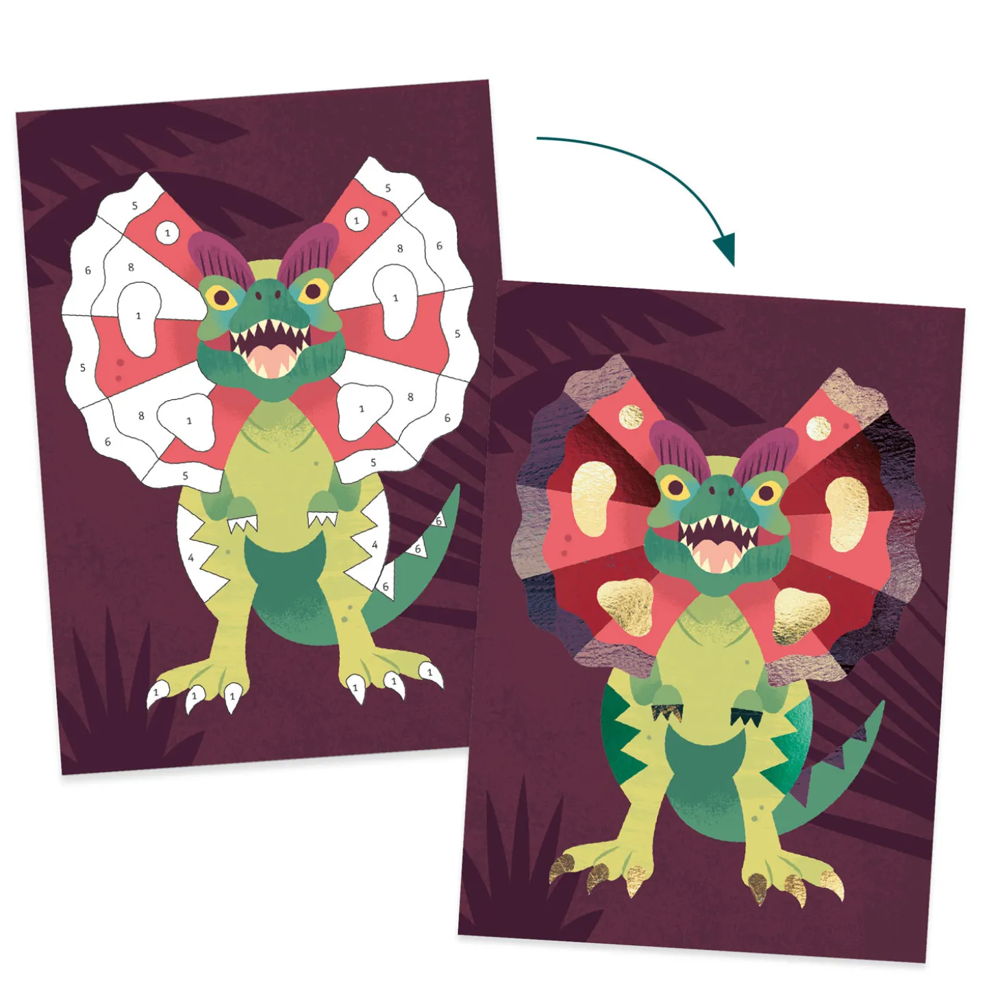 Djeco Knutselen met Folie Dinosaurus