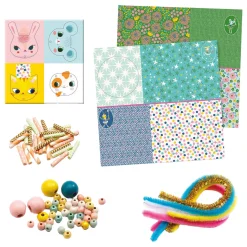 Djeco Knutselset Chenilledraden - Feeen Rijgen