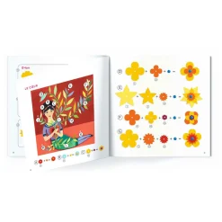 Djeco Knutselset Kaarten versieren met bloemen - Frida Kahlo