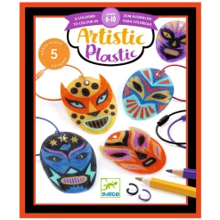 Djeco Knutselset Mexicaanse Worstelaars Sleutelhangers van Krimpfolie