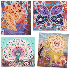 Djeco Knutselset Strass met 4 Kaarten