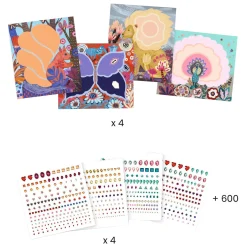 Djeco Knutselset Strass met 4 Kaarten