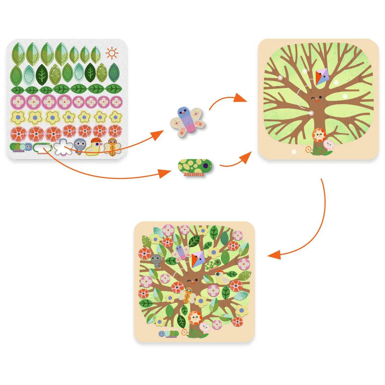 Djeco Knutselset Vilt Door de Seizoenen Heen