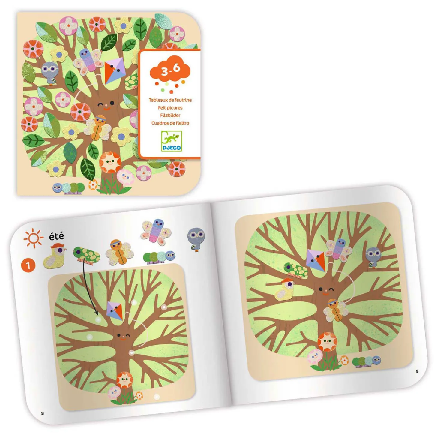 Djeco Knutselset Vilt Door de Seizoenen Heen