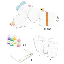 Djeco Knutselset Vinger Verven