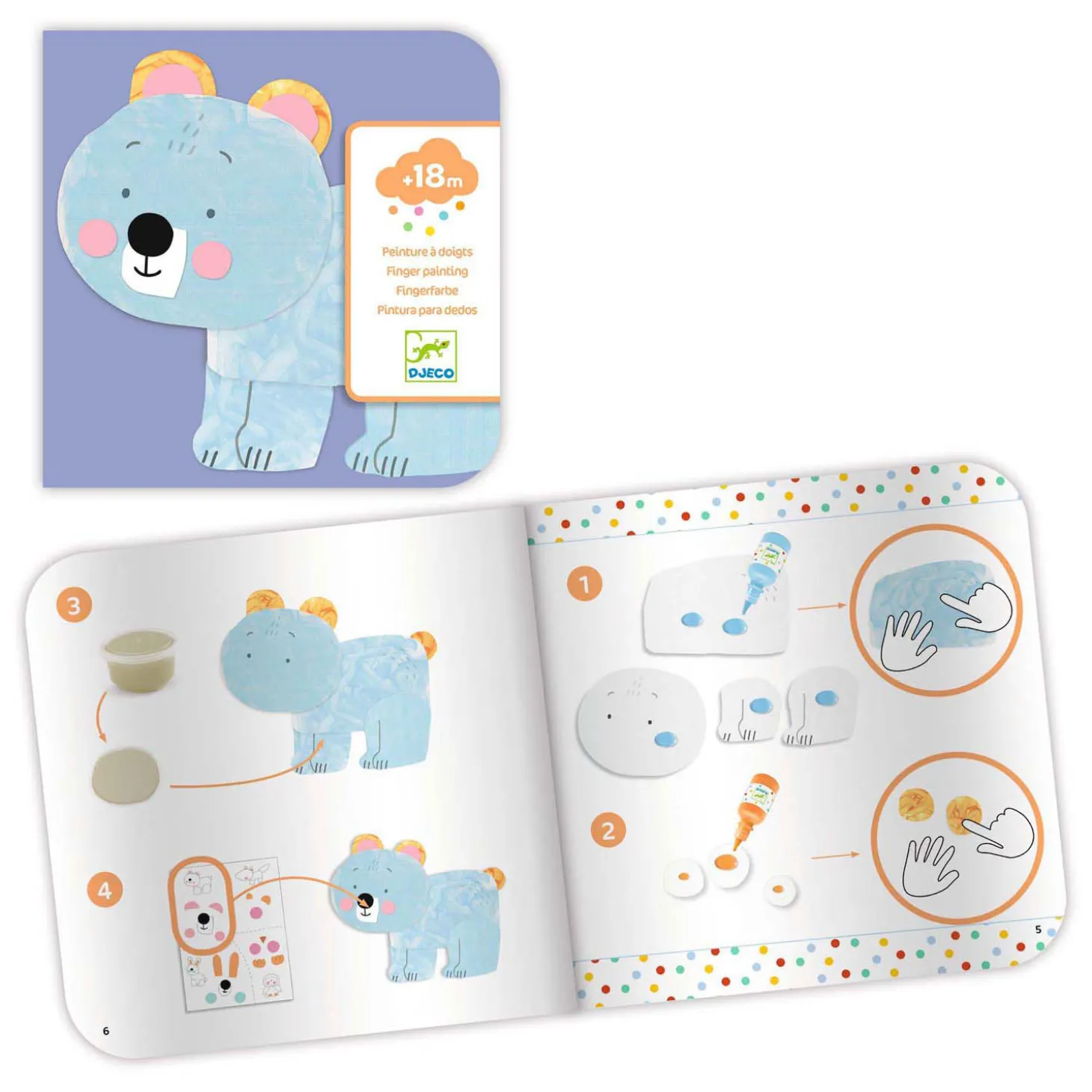 Djeco Knutselset Vingerverf