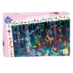 Djeco Legpuzzel Betoverd Bos - 100st.