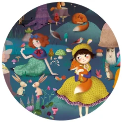 Djeco Legpuzzel Betoverd Bos - 100st.