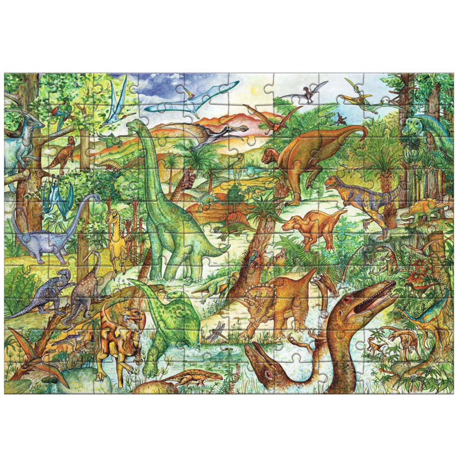 Djeco Legpuzzel Dinosaurus - 100st.