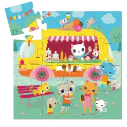 Djeco Legpuzzel IJscowagen, 16st.