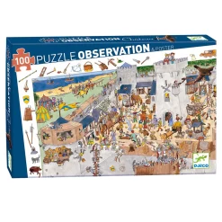 Djeco Legpuzzel Ridders - 100st.