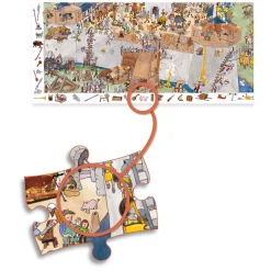 Djeco Legpuzzel Ridders - 100st.