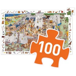 Djeco Legpuzzel Ridders - 100st.