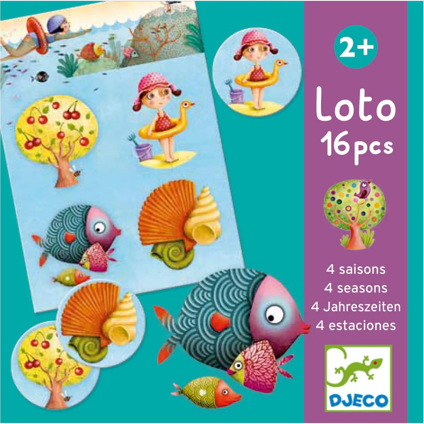 Djeco Lotto 4 Seizoenen, 16st.