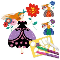 Djeco Magische Kleurset 'Marie's mooie jurken'