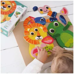 Djeco Magneetspel Dieren Leeuw